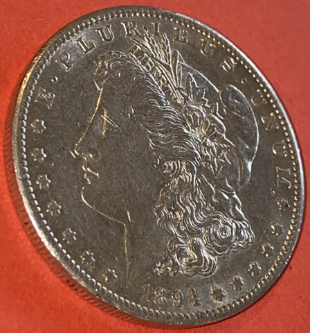 1894 S Morgan Silver Dollars thumbnail