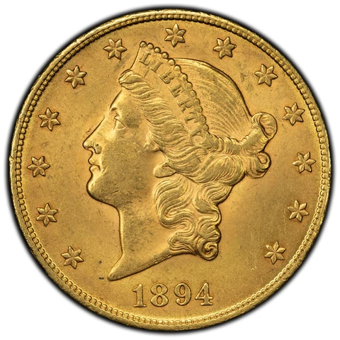 1894 US $20 Double Eagle Gold Coins thumbnail