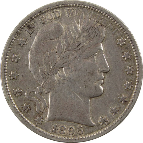 1895 O Barber Half Dollars thumbnail