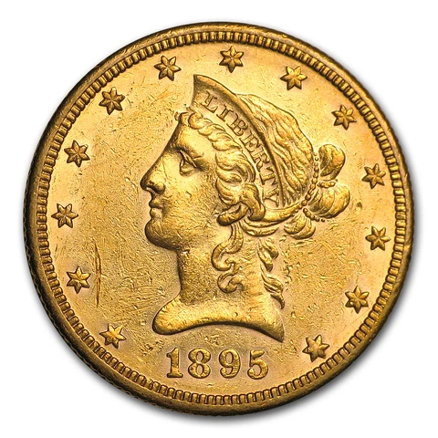 1895 US $10 Eagle Gold Coins thumbnail