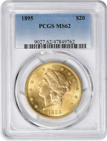 1895 US $20 Double Eagle Gold Coins thumbnail