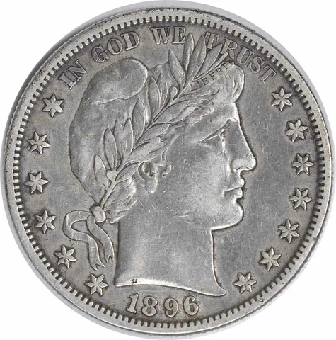 1896 P Barber Half Dollars thumbnail