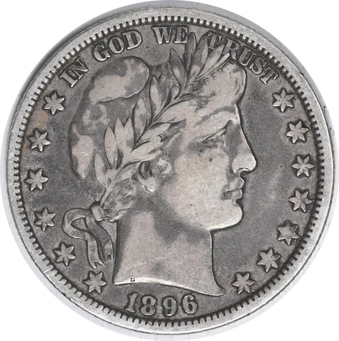 1896 S Barber Half Dollars thumbnail