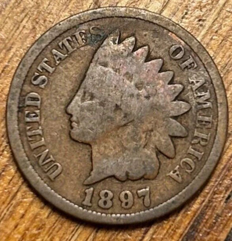 1897 Indian Head Pennies thumbnail