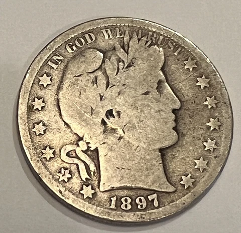 1897 P Barber Half Dollars thumbnail
