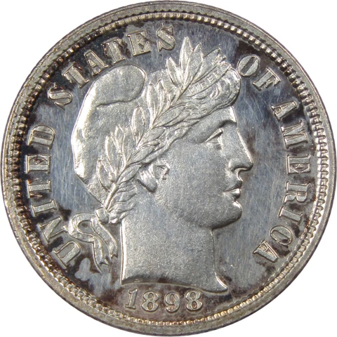 1898 Barber Dimes thumbnail