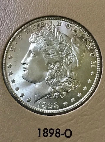 1898 O Morgan Silver Dollars thumbnail
