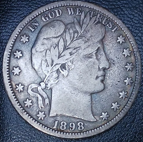 1898 P Barber Half Dollars thumbnail
