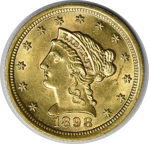 1898 US $2.50 Quarter Eagle Gold Coins thumbnail