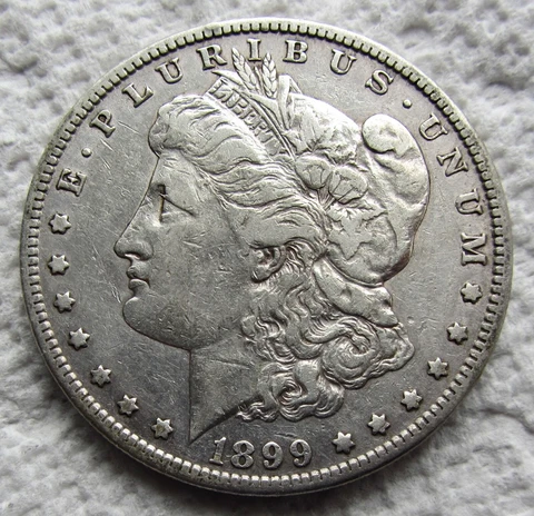 1899 Morgan Silver Dollars thumbnail