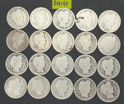 1899 O Barber Quarters thumbnail