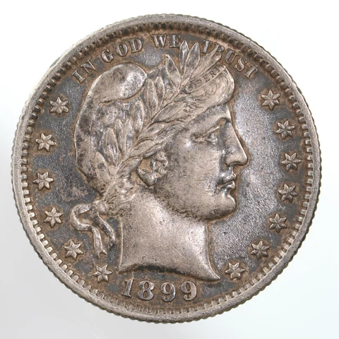 1899 P Barber Quarters thumbnail