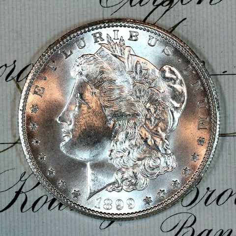 1899 P Morgan Silver Dollars thumbnail