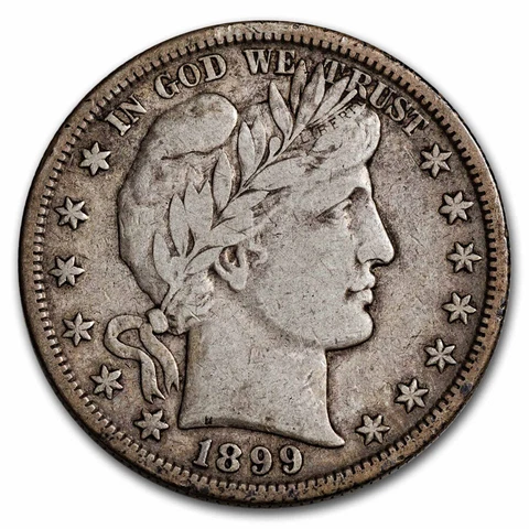 1899 S Barber Half Dollars thumbnail
