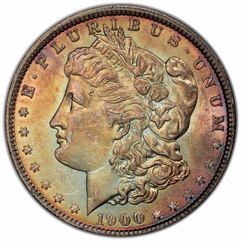 1900 P Morgan Silver Dollars thumbnail