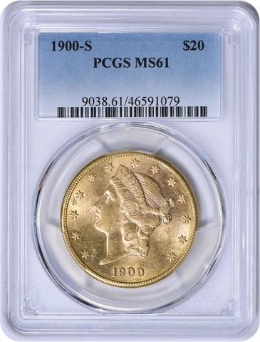 1900 US $20 Double Eagle Gold Coins thumbnail
