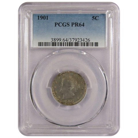 1901 Liberty Head Nickels thumbnail