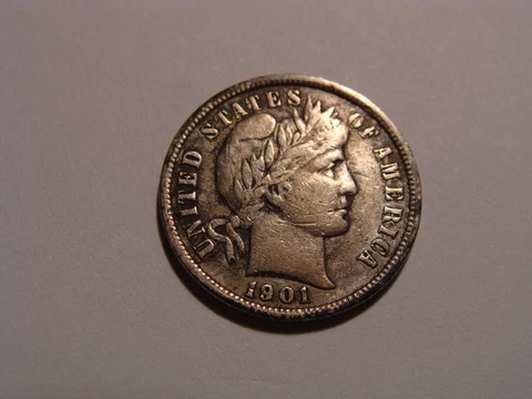 1901 P Barber Dimes thumbnail