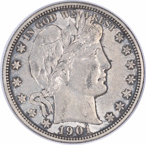 1901 S Barber Half Dollars thumbnail