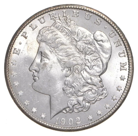 1902 P Morgan Silver Dollars thumbnail