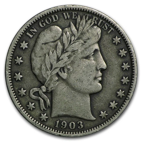 1903 Barber Half Dollars thumbnail