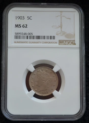 1903 Liberty Head Nickels thumbnail