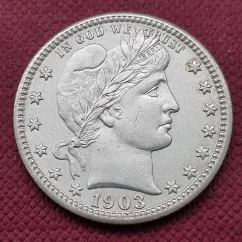 1903 P Barber Quarters thumbnail