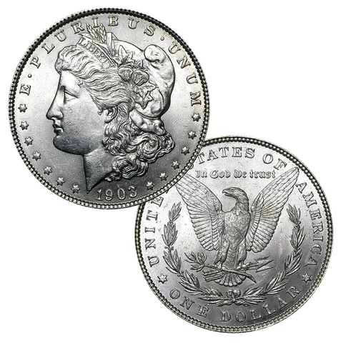 1903 S Morgan Silver Dollars thumbnail