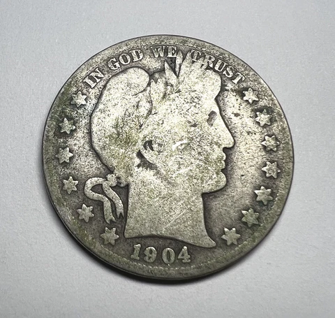 1904 S Barber Half Dollars thumbnail