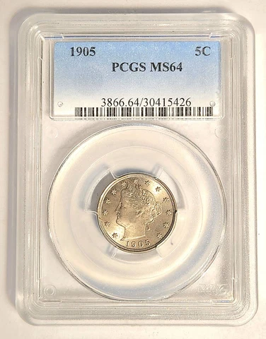 1905 Liberty Head Nickels thumbnail