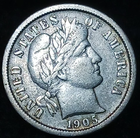1905 P Barber Dimes thumbnail