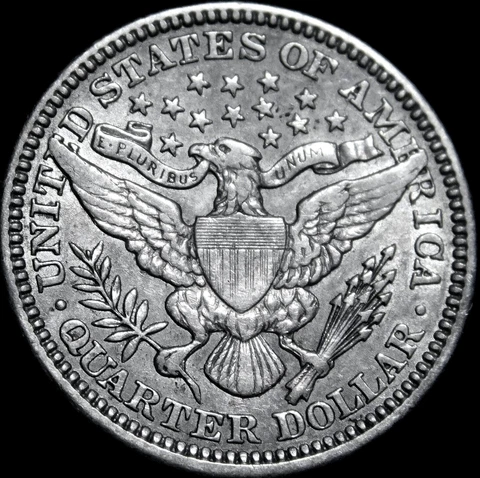 1905 P Barber Quarters thumbnail