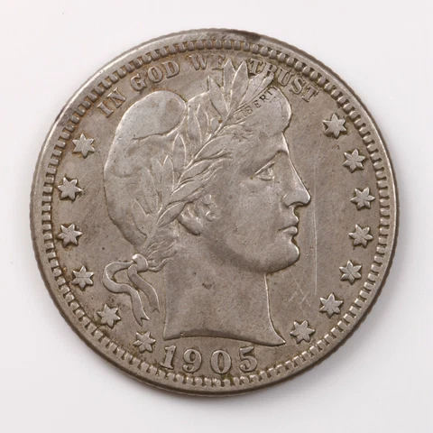 1905 P Barber Quarters thumbnail