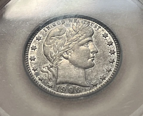 1906 D Barber Quarters thumbnail