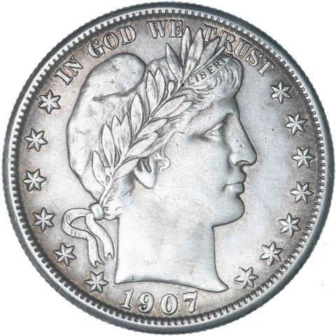 1907 O Barber Half Dollars thumbnail