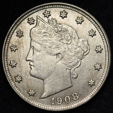 1908 Liberty Head Nickels thumbnail
