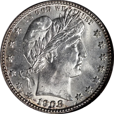 1908 P Barber Quarters thumbnail