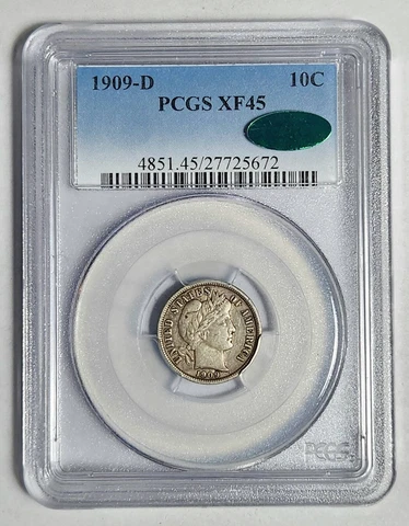 1909 D Barber Dimes thumbnail