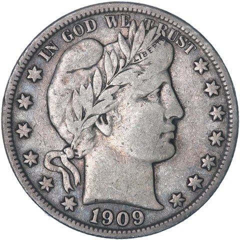 1909 O Barber Half Dollars thumbnail