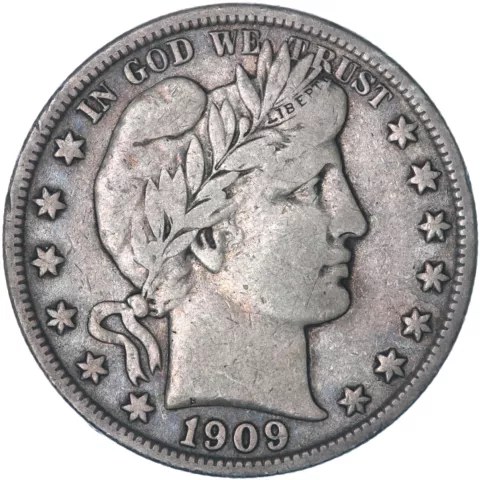 1909 S Barber Half Dollars thumbnail