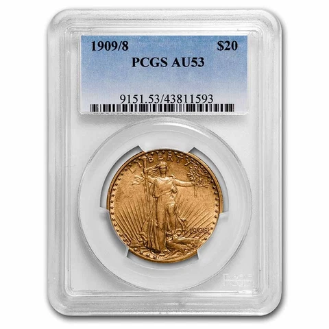 1909 US $20 Double Eagle Gold Coins thumbnail