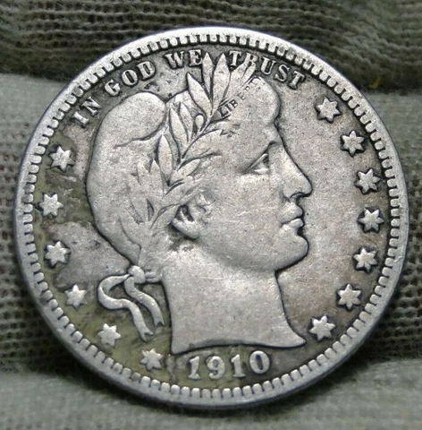 1910 D Barber Quarters thumbnail