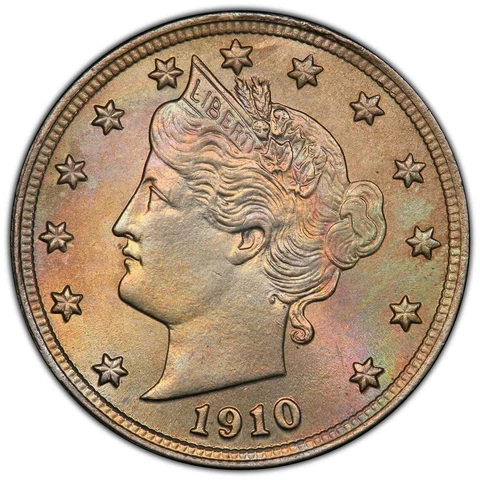 1910 Liberty Head Nickels thumbnail