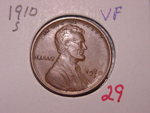 1910 Lincoln Wheat Small Cents thumbnail
