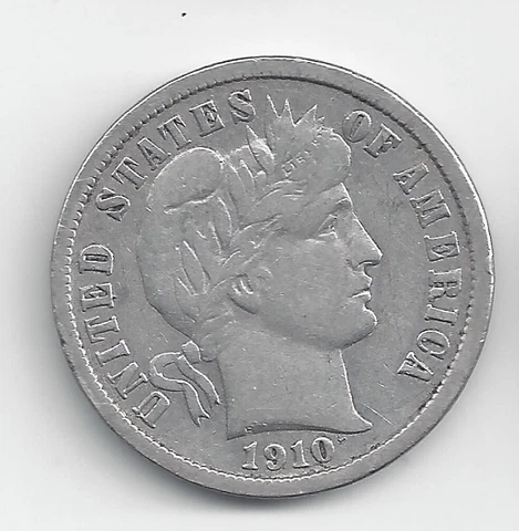 1910 P Barber Dimes thumbnail