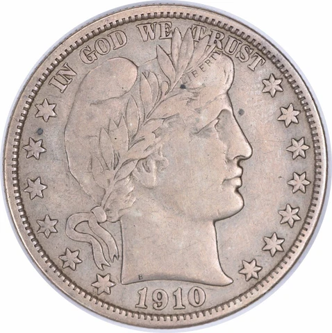 1910 S Barber Half Dollars thumbnail