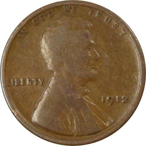 1912 Lincoln Wheat Small Cents thumbnail