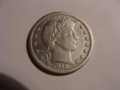 1912 P Barber Quarters thumbnail