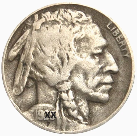 1913 Buffalo Nickels thumbnail