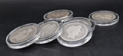 1914 P Barber Quarters thumbnail